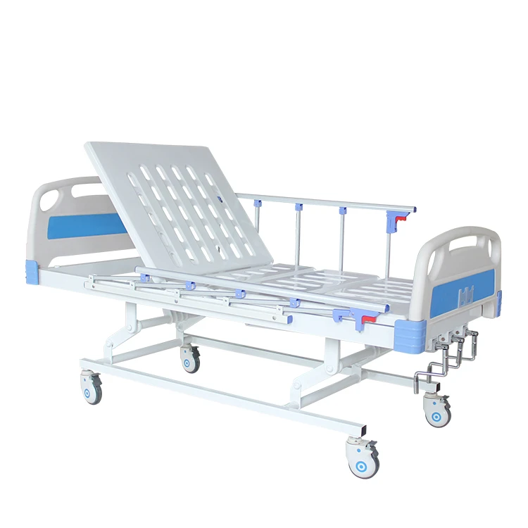 BETTER 10% Discount Cheap Price Adjustable 3 Function Manual Hospital Bed with Three Cranks for Sale