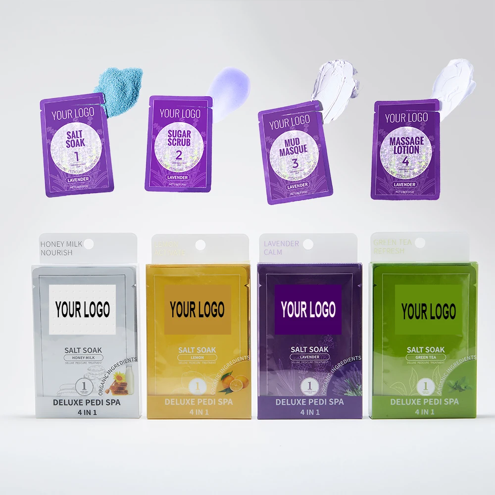 Professional Pedicure Tools Sets In a Box 13 in 1 Luxury Custom Logo Disposable Nail Care Spa Manicure Pedicure Kits