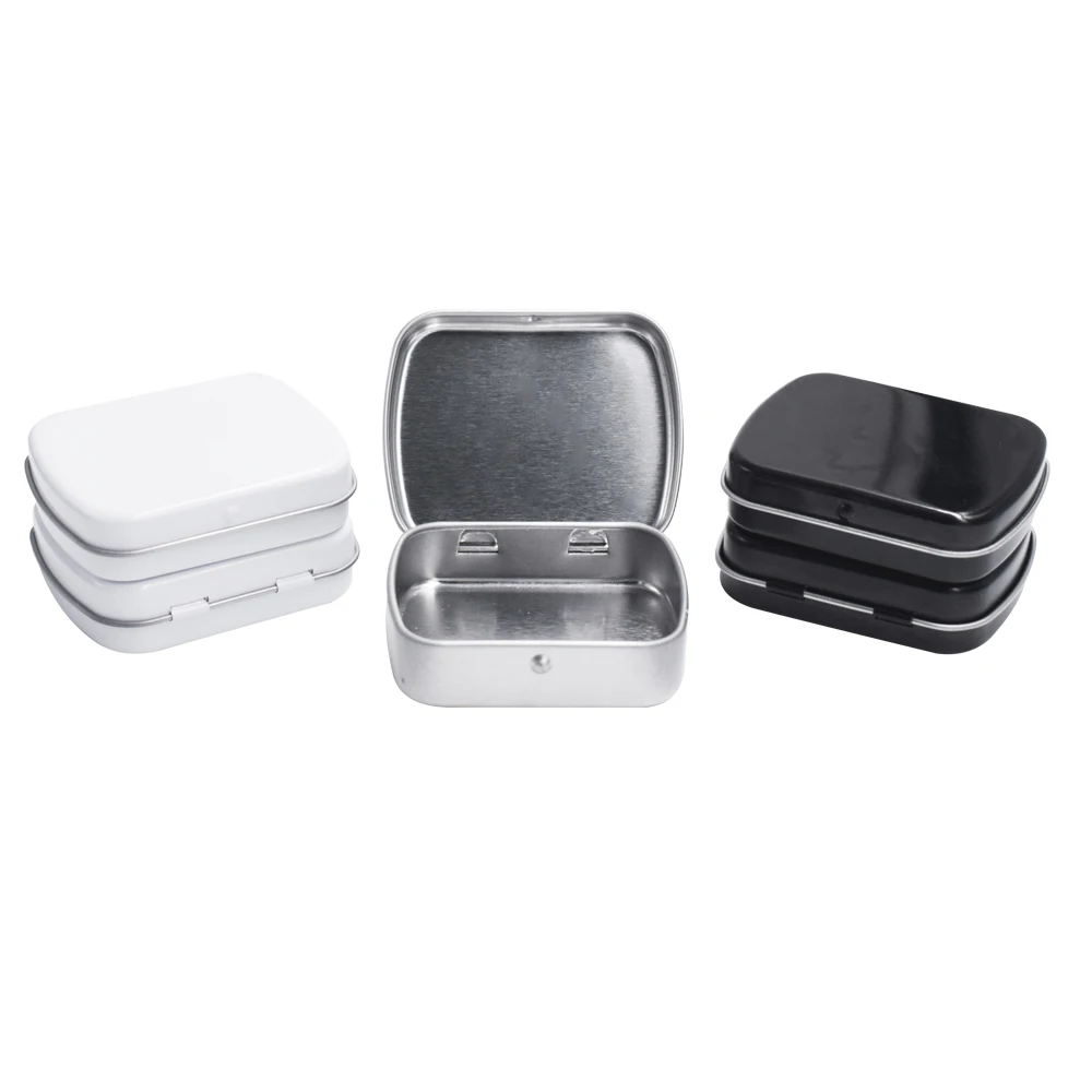 
Wholesale Metal Hinged Mini Small Mint Candy Tin Box 
