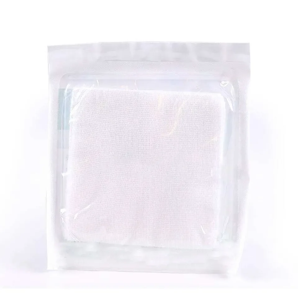 Banghaoning Medical sterile gauze swab medical bandage pad non woven Gauze Swabs Gauze Sponges