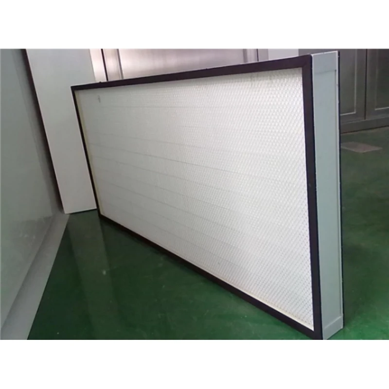 Industrial HVAC AC Air Filters 0.3 Micron Hepa Filter Paper 24*24*12 99.99% High Flow H14 Laboratory Hepa Filter