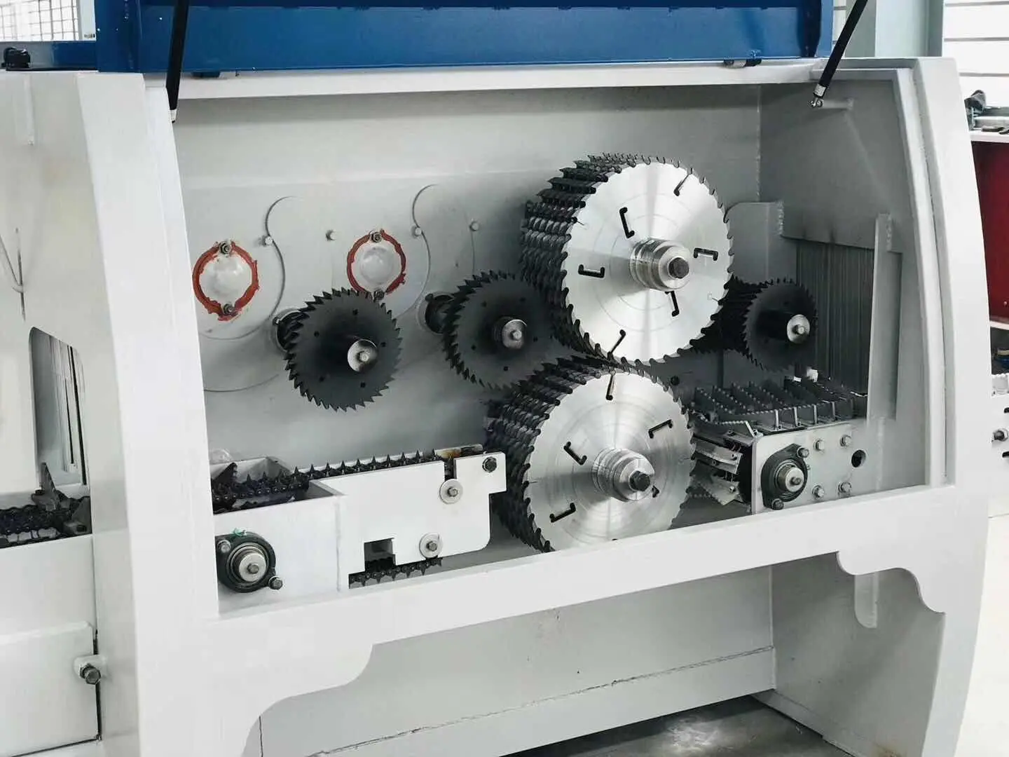 Wooden Saw Machine Multi-blade Saw Cutter Woodworking Log Cutting Sawmill Machinery