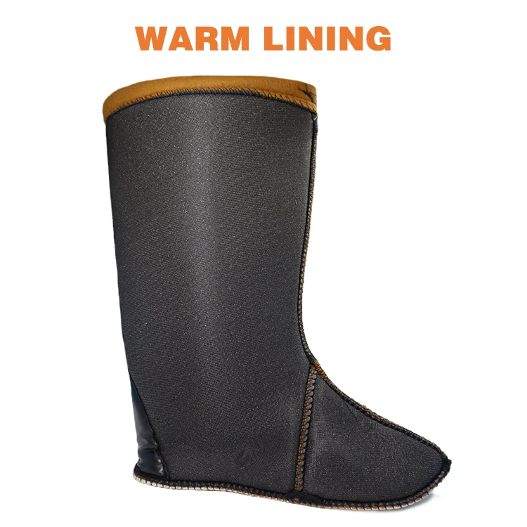 Good Quality Thermal Winter Knee-High Winter Protection Warmly Comfortable Workers Men Rain Boots