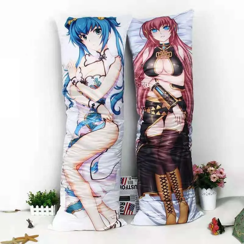 Fashion Printed Sexy Dakimakura Hugging Pillow Cover Custom Carton Character Anime Girl Body Pillows
