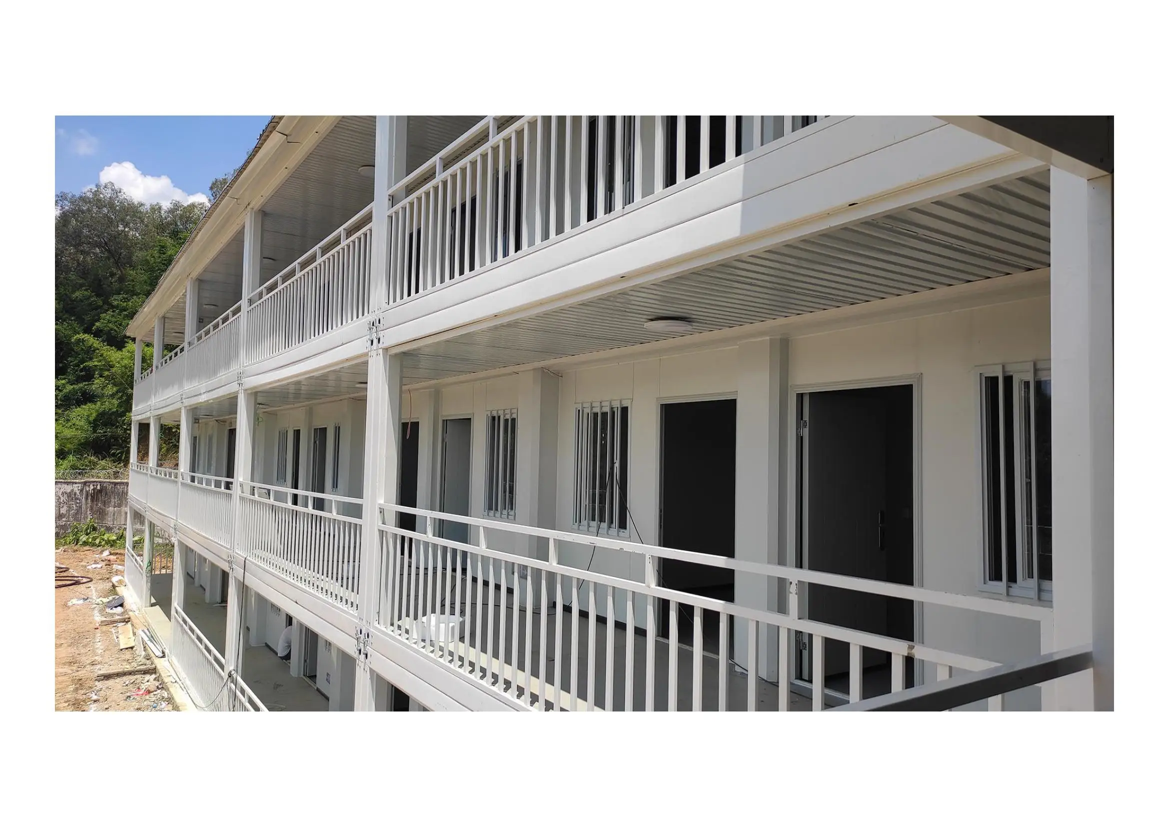 *Project Show* 66 Containers Dormitory Program 15 days production 5 days installation container house with air conditioner