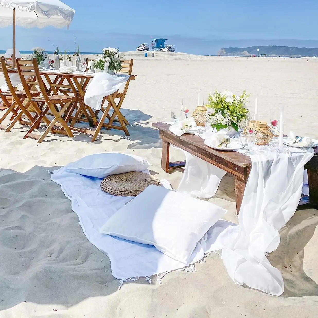 Partycool Свадебные праздничные банкеты в стиле бохо для невесты украшения многослойная белая шифоновая хлопковая романтичная легкая