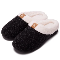 Hot Sale Soft Memory Foam Unisex Men Women Winter House Indoor Warm Fur Plush Slippers