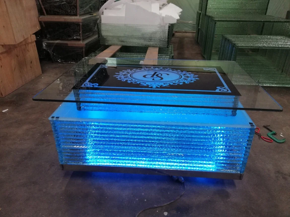 Portable Hookah Table Coffee Table Living Room Center Table With Wheels