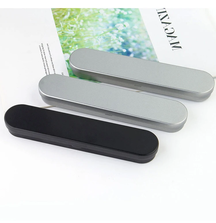 Дешевая рекламная металлическая коробка для ручек Подарочная жестяная Vip с индивидуальным логотипом