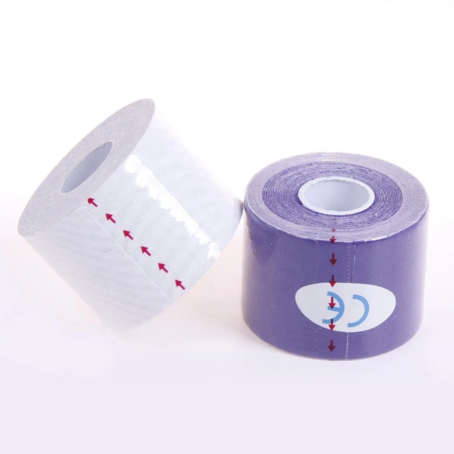 Kinesiology Tape With Different Colors In Rolls or  Pre-cut Sports Tape Athletic Tape