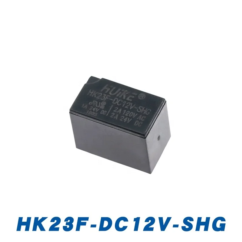 Mini Power Relay Relais New Original HKE Power Relay  HK23F-DC12V-SHG 2A 6PIN 120VAC waterproof relay