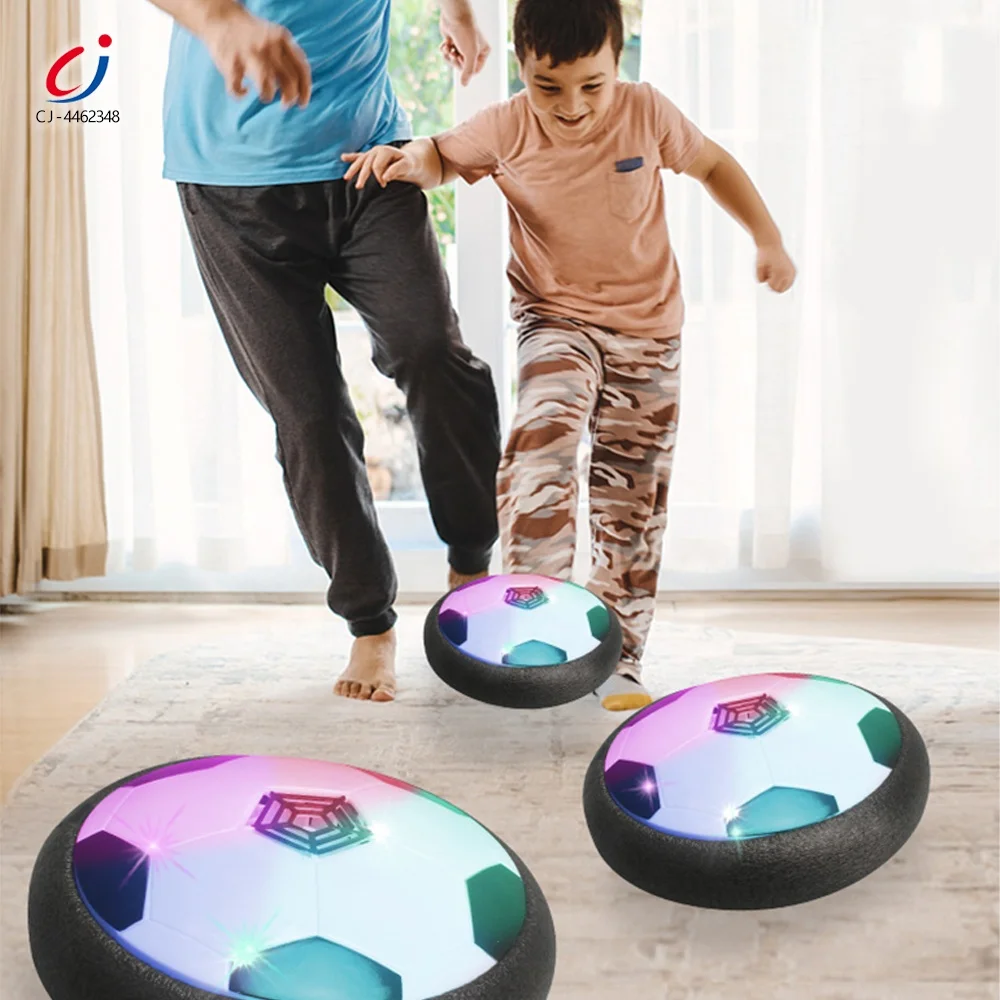 Chengji usb chargeable hover football toy air electric indoor outdoor floating sports led light