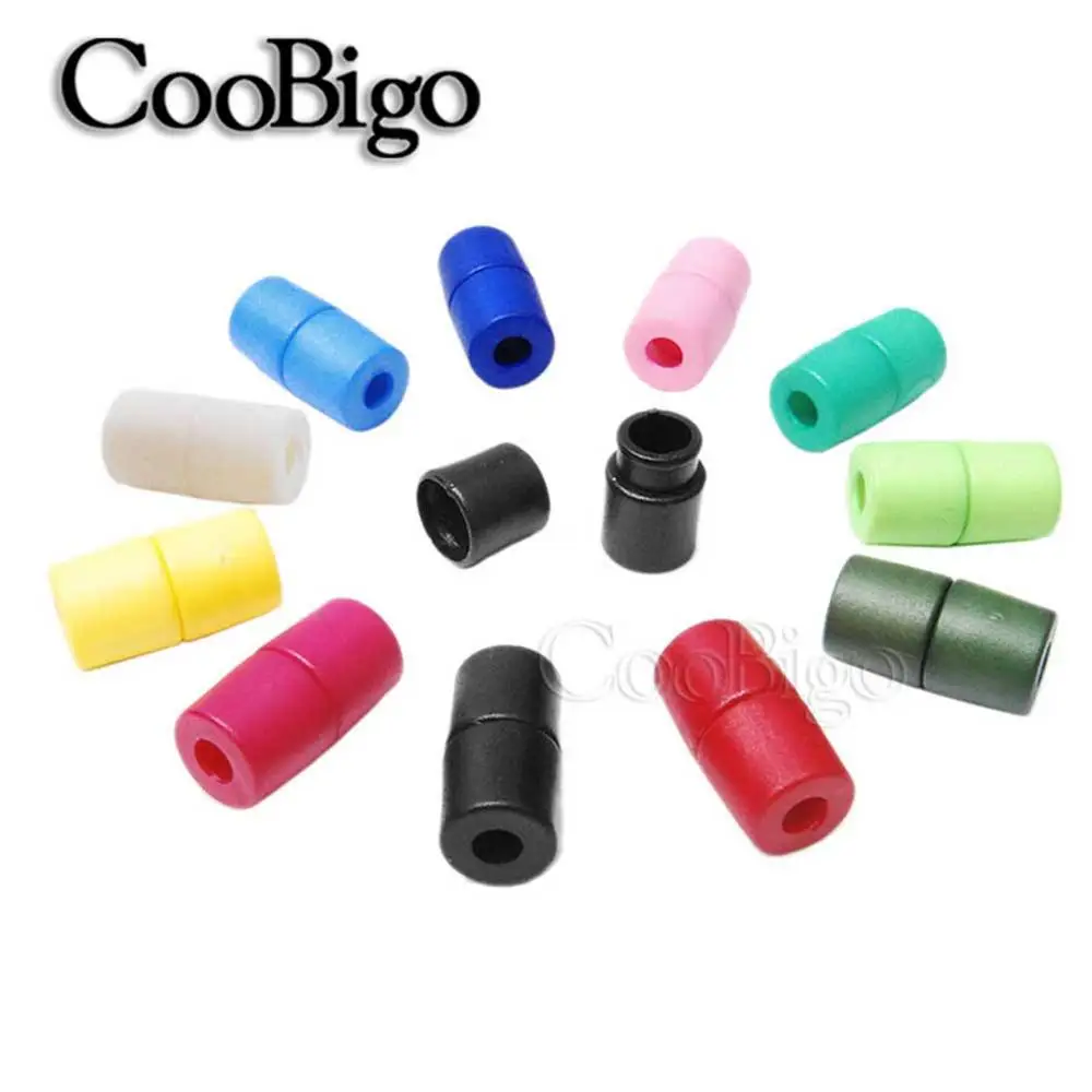 
 Пластиковый красочный разрывной безопасный поп-цилиндр соединитель Застежка шнур Блокировка стопор для Паракорда ленты ремешки части каната # FLC090  