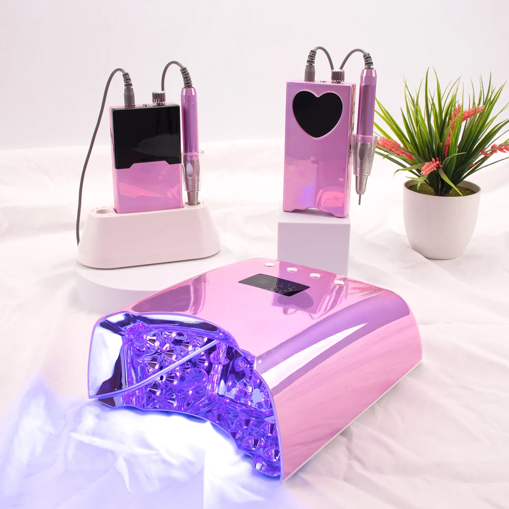 2024 Nail Product Professional Dryer Wholesale Nail Supplies 78W Rechargeable UV LED Nail Lamp