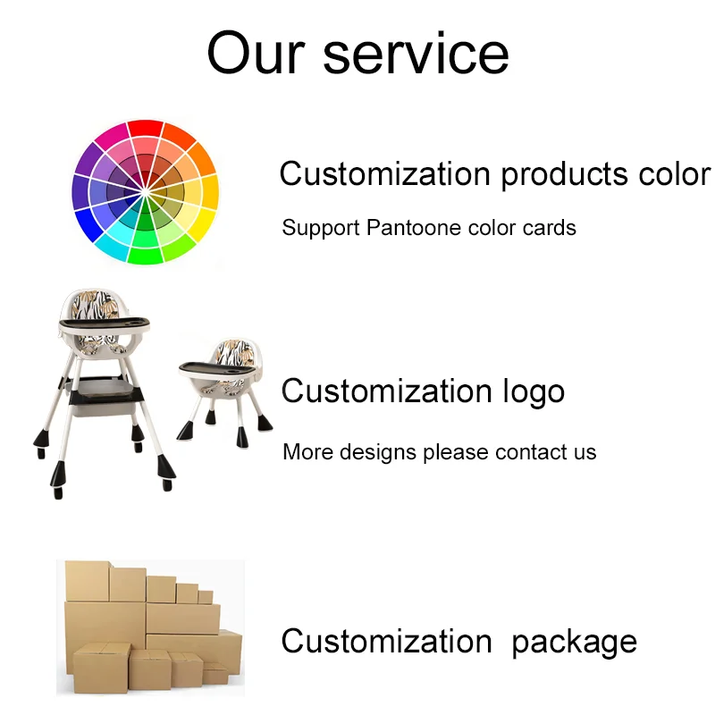 Wholesale Baby Products Plastic Kids Adjustable High Baby Eating Chair Detachable Toddler Dining Chair For Baby Easy Clean