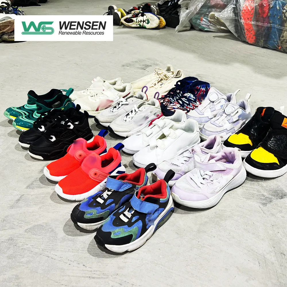 Factory Cheaper Wholesale Grade-A Used Sports Shoes Second Hand Brand Children Shoes Mixed Style In Bale