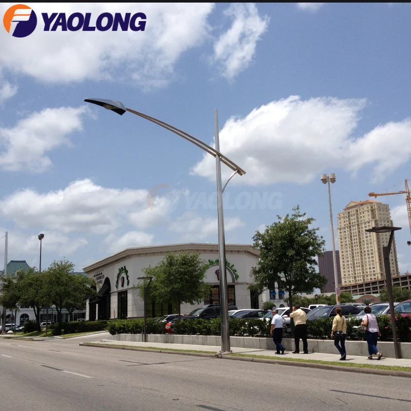 3 Meter Customized Tapered Aluminum Lamp Pole/Metal Pole For Lighting