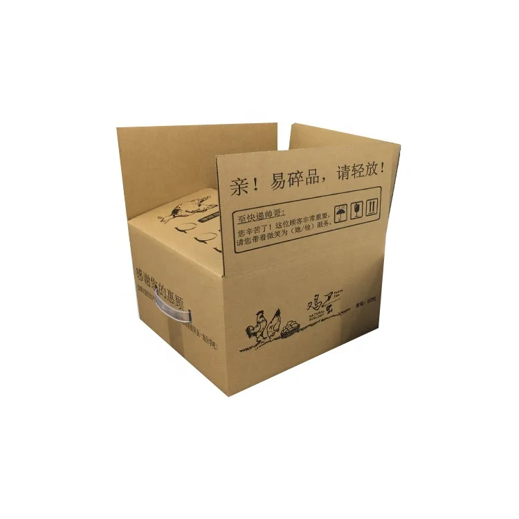 Custom Seismic Impact Resistant Egg Transport Corrugated Crate
