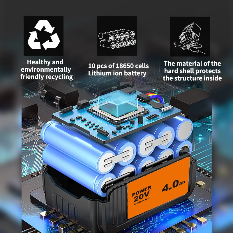 KAFUWELL DC4489H 20v 4.0ah сменная литиевая батарея Milwaukee аккумуляторная для электроинструментов