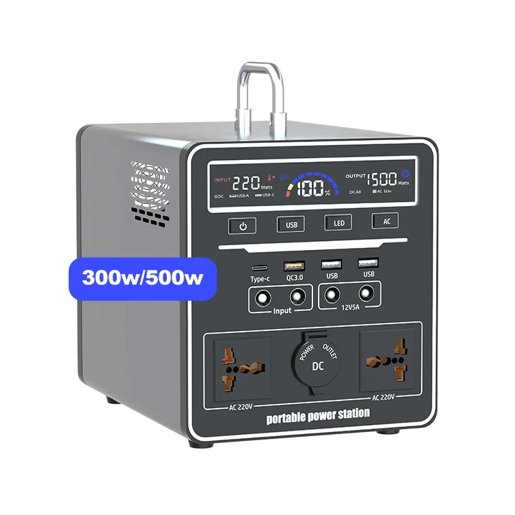 OEM 300w 500w 256wh 400wh Backup Lithium Battery Home Energy Storage Power Supply Outdoor Portable Power Stations