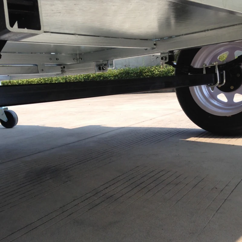 Оптовая продажа горячий окунутый оцинкованный прицеп 6X4 с клеткой