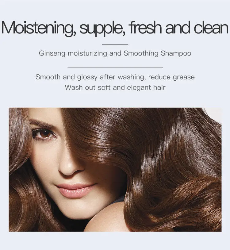 KORMESIC factory 400ml hair care nourishing natural mild organic ginseng shampoo