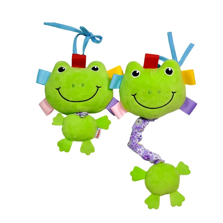 Baby hanging musical toy 2022 baby stroller crib cradle decoration toys plush animal soft comforter infant music baby toys