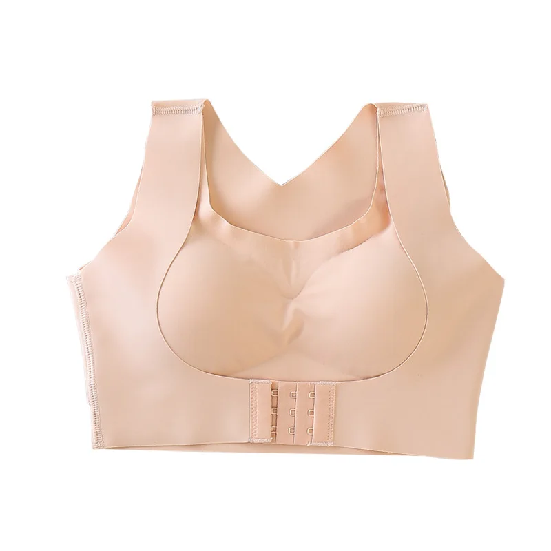 Women Bra Posture Corrector Bralette Front Closure Bras Fitness Vest Push Up Bra Female Brassiere Underwear Cross Back Tank Tops
