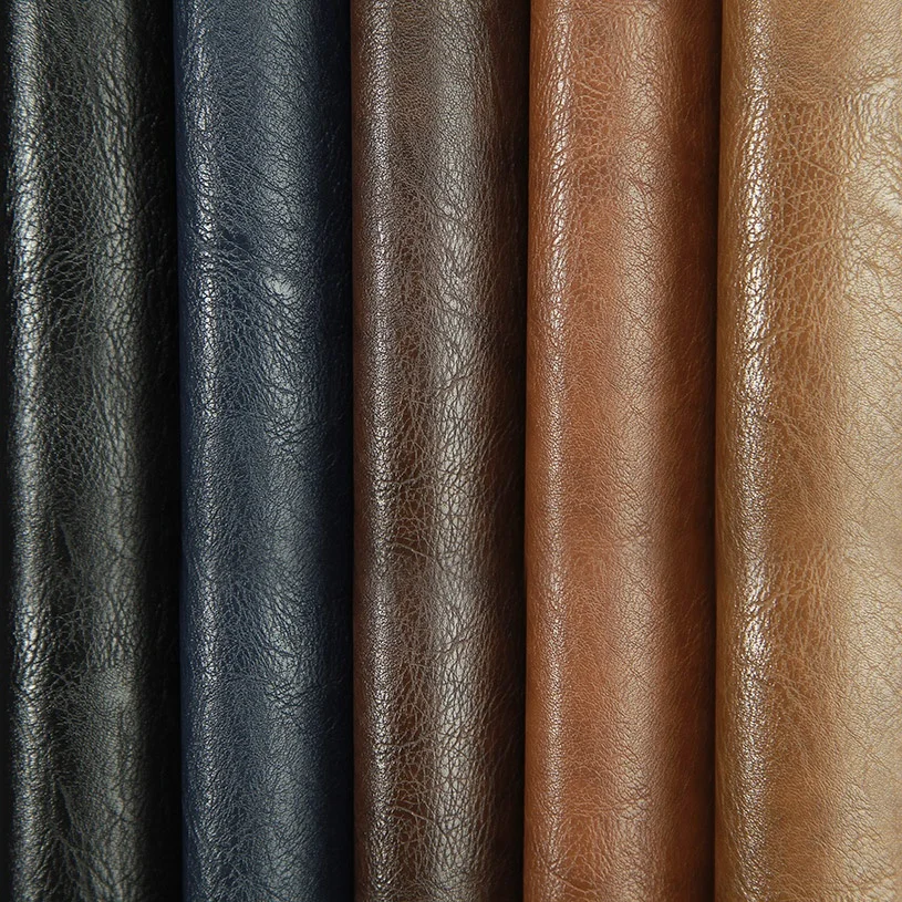 V-B628 China factory semi pu pvc artificial synthetic bags luggages leather