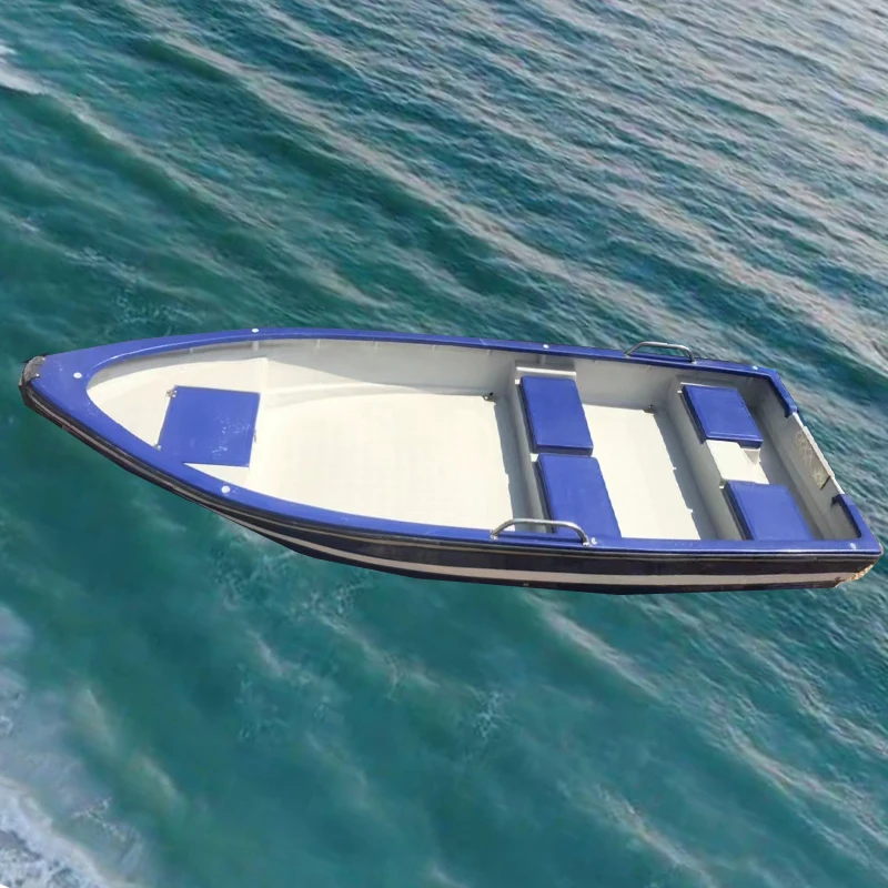 Multi Size speed boat Fiberglass Hull color customized Console Motor Steering Wheel Awning trailer Car 60HP yamaha SOS