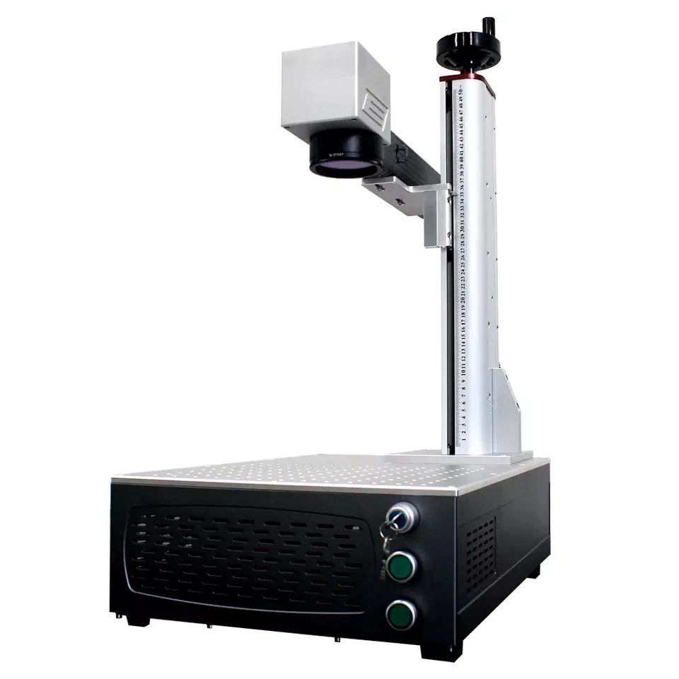 TIPTOPLASER fiber flying laser marking machine 20w 30w 50w 100w 3d metal optical fiber laser marking machine
