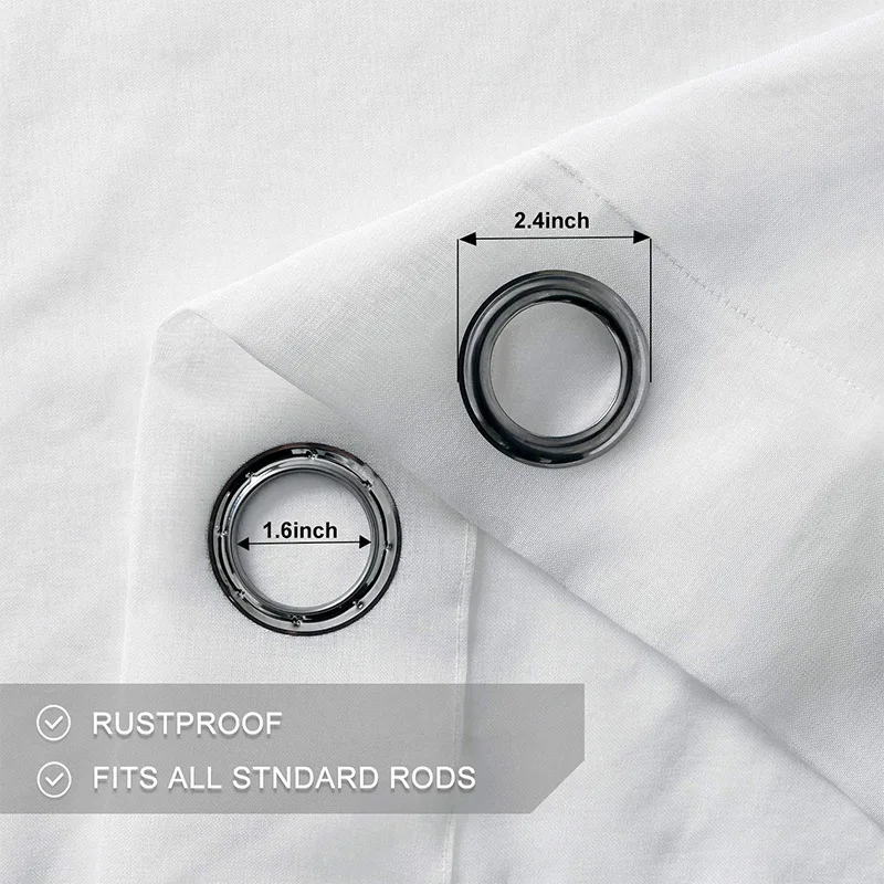 Outdoor waterproof curtain window screen cross-border Amazon modern balcony sunshade sunscreen white gauze curtain