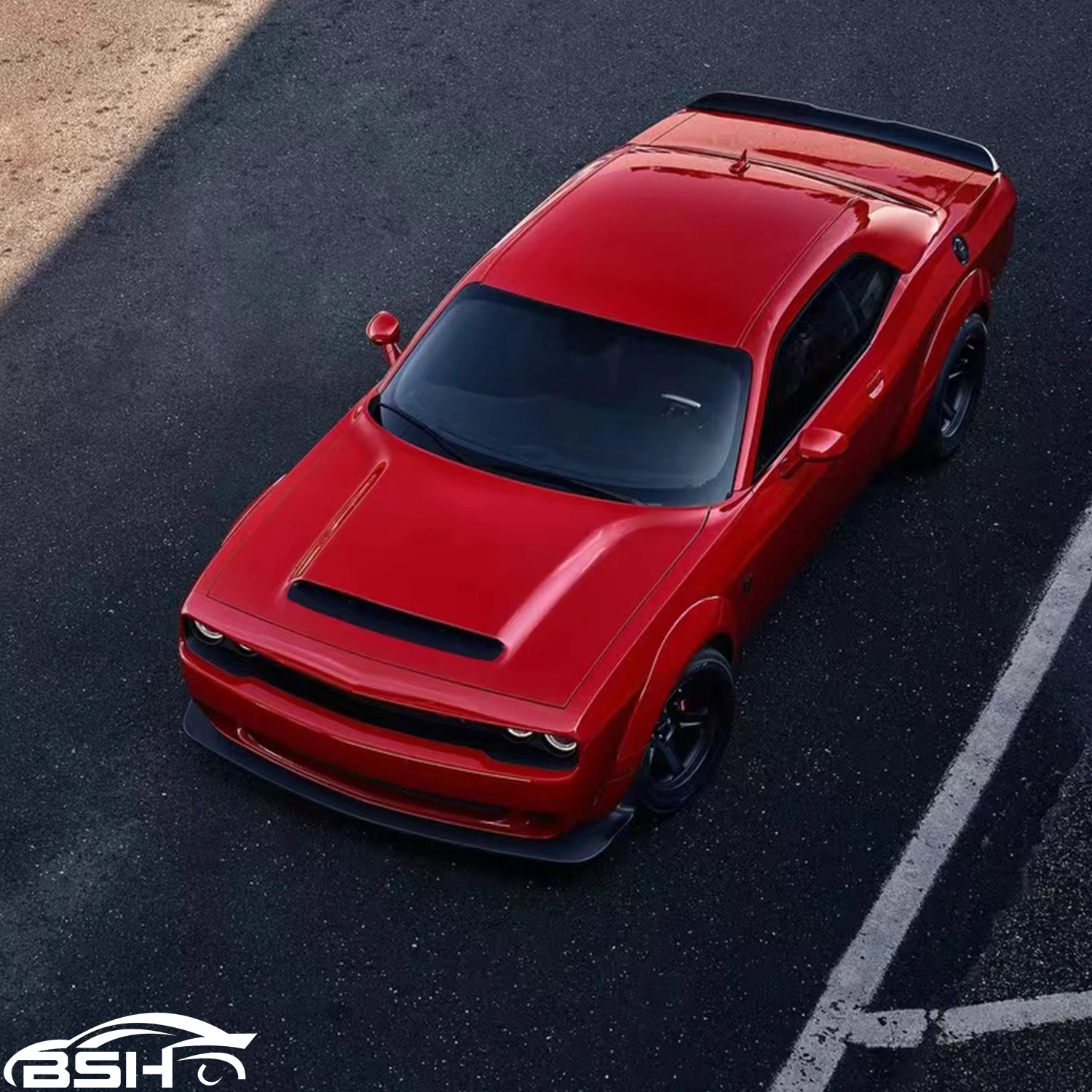 Алюминиевый капот в стиле демона автомобильные аксессуары для Dodge