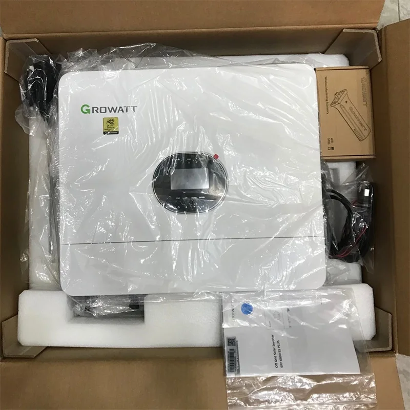 GROWATT Spf 6000 Es ватт 12000 чистый синусоидальный инвертор переменного тока однофазный 48 В 230 12 кВА 6 Солнечный