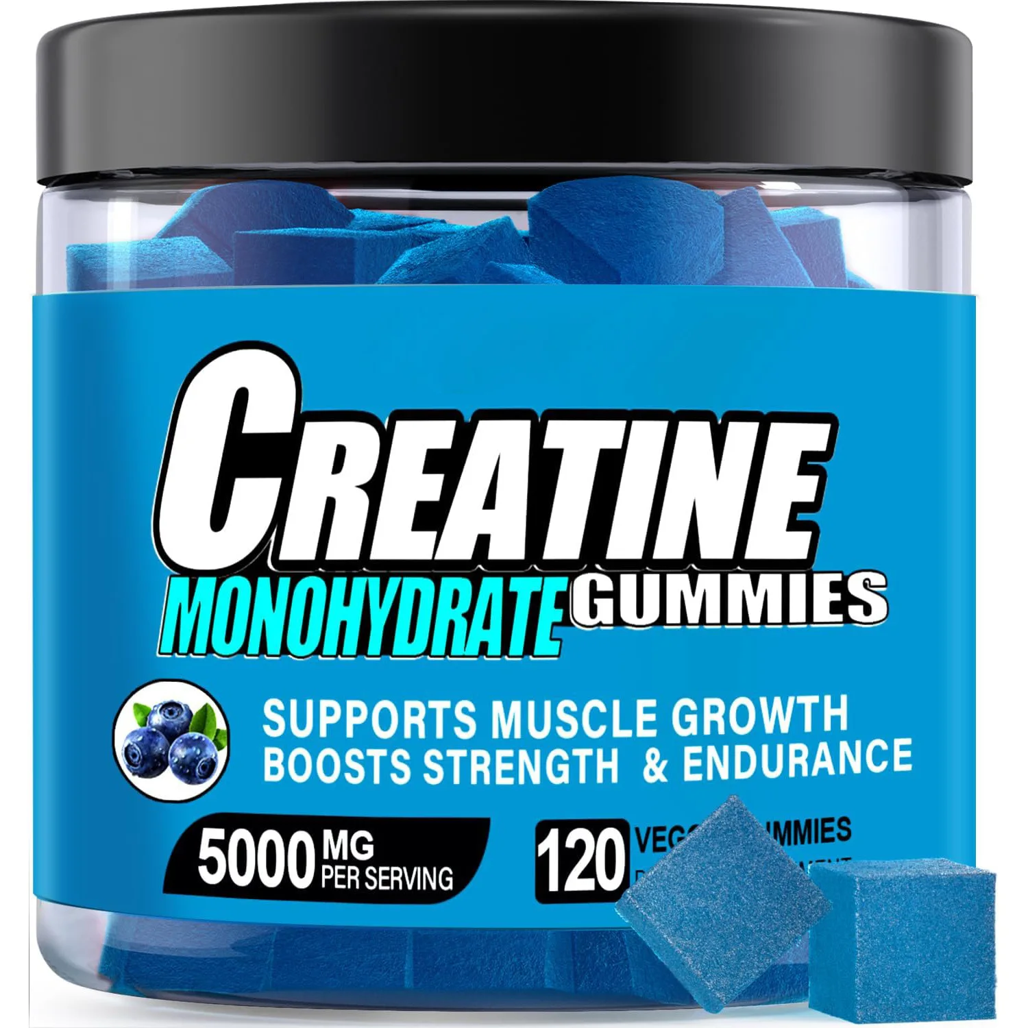 Private Label Creatine Monohydrate Gummies Bcaa Pre Workout Gummies Weight Gain Gummy Candy Gym Supplement