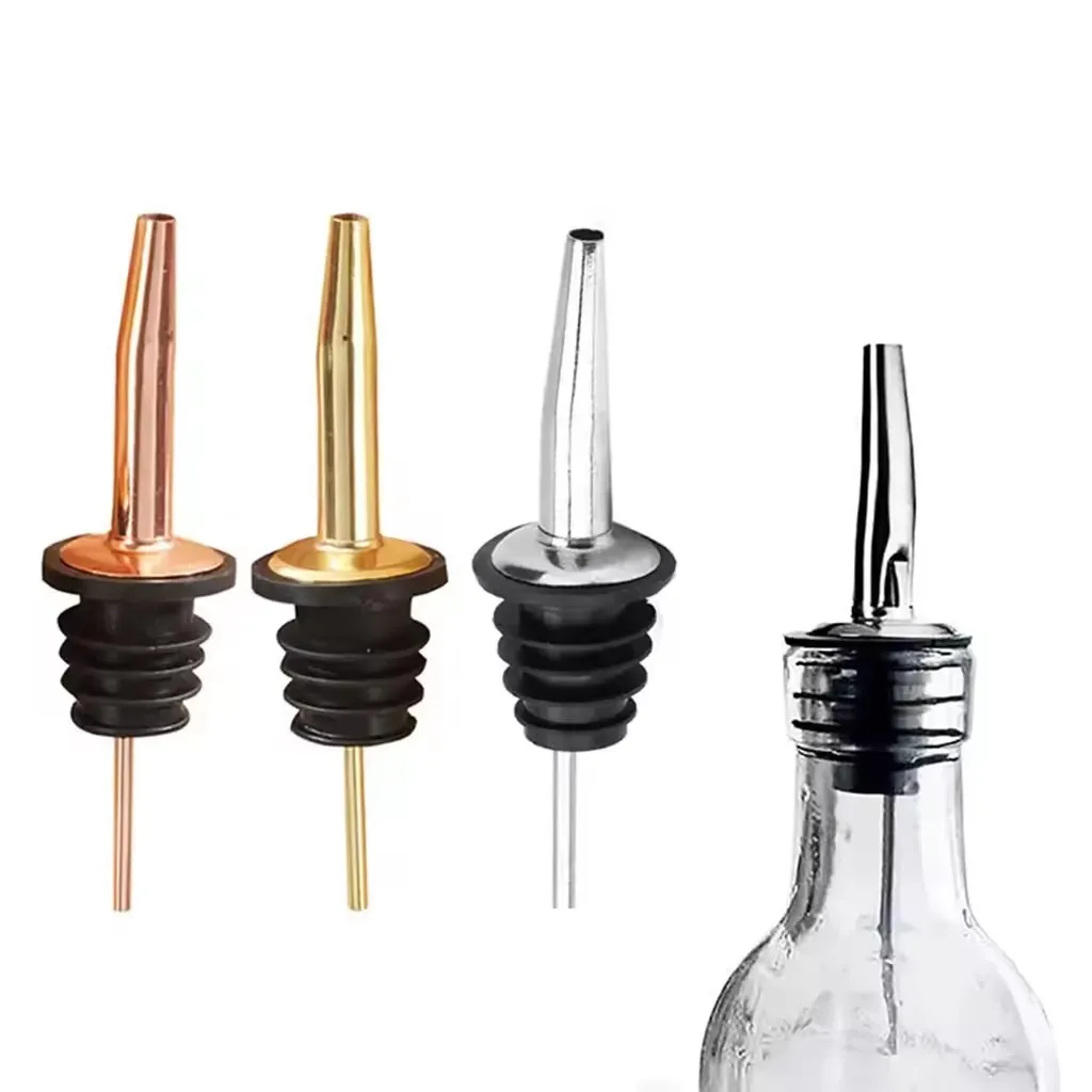 Cheap rose gold portable custom metal stainless steel speed liquid wine bottle oil aerator decanter stopper pourer dispenser