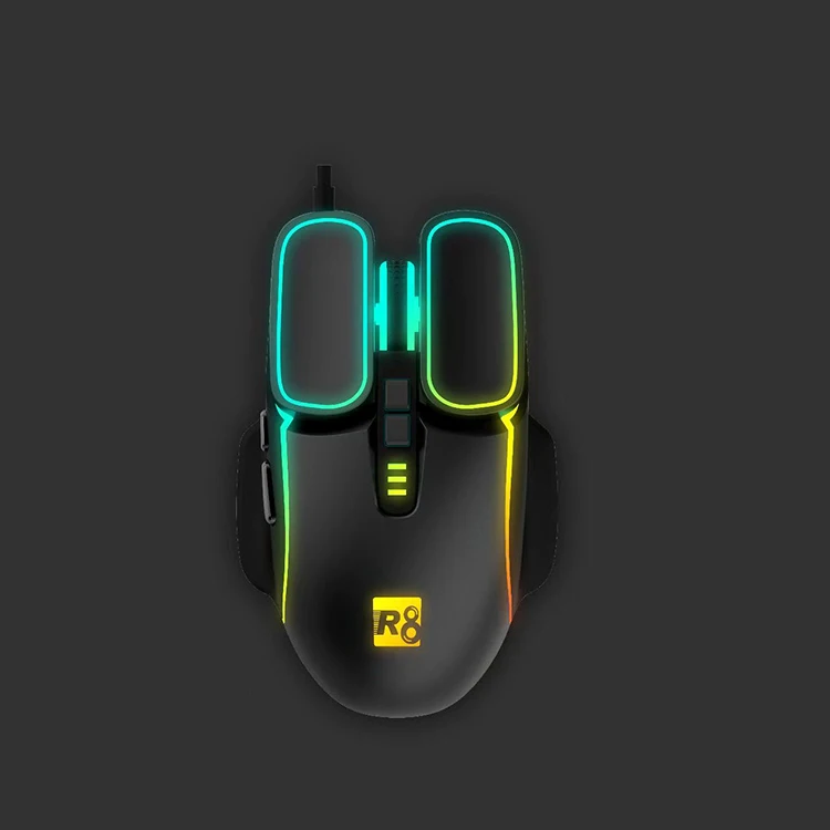 Hot Sell Game Mouse 7D USB High Quality Factory Price Optical wired Gaming Mouse With LED Light