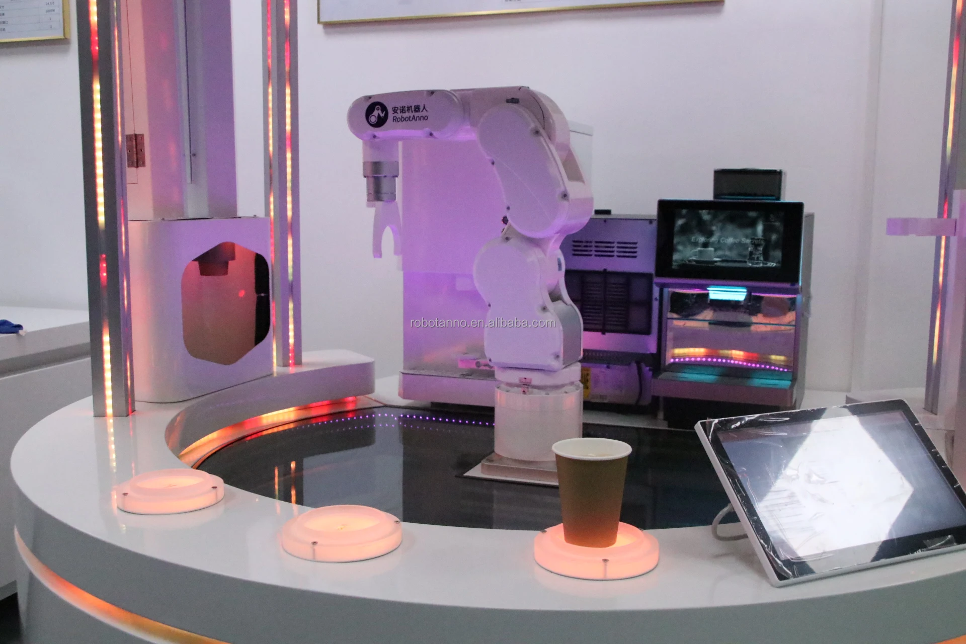 6 Axis Robot Coffee Vending Machine for Business