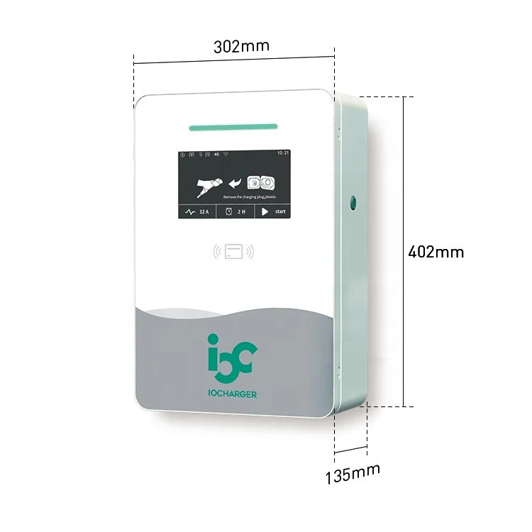 OCPP 1.6J 22 кВт AC EV зарядная станция с зарядным штекером типа 2 для наружной зарядки IP54