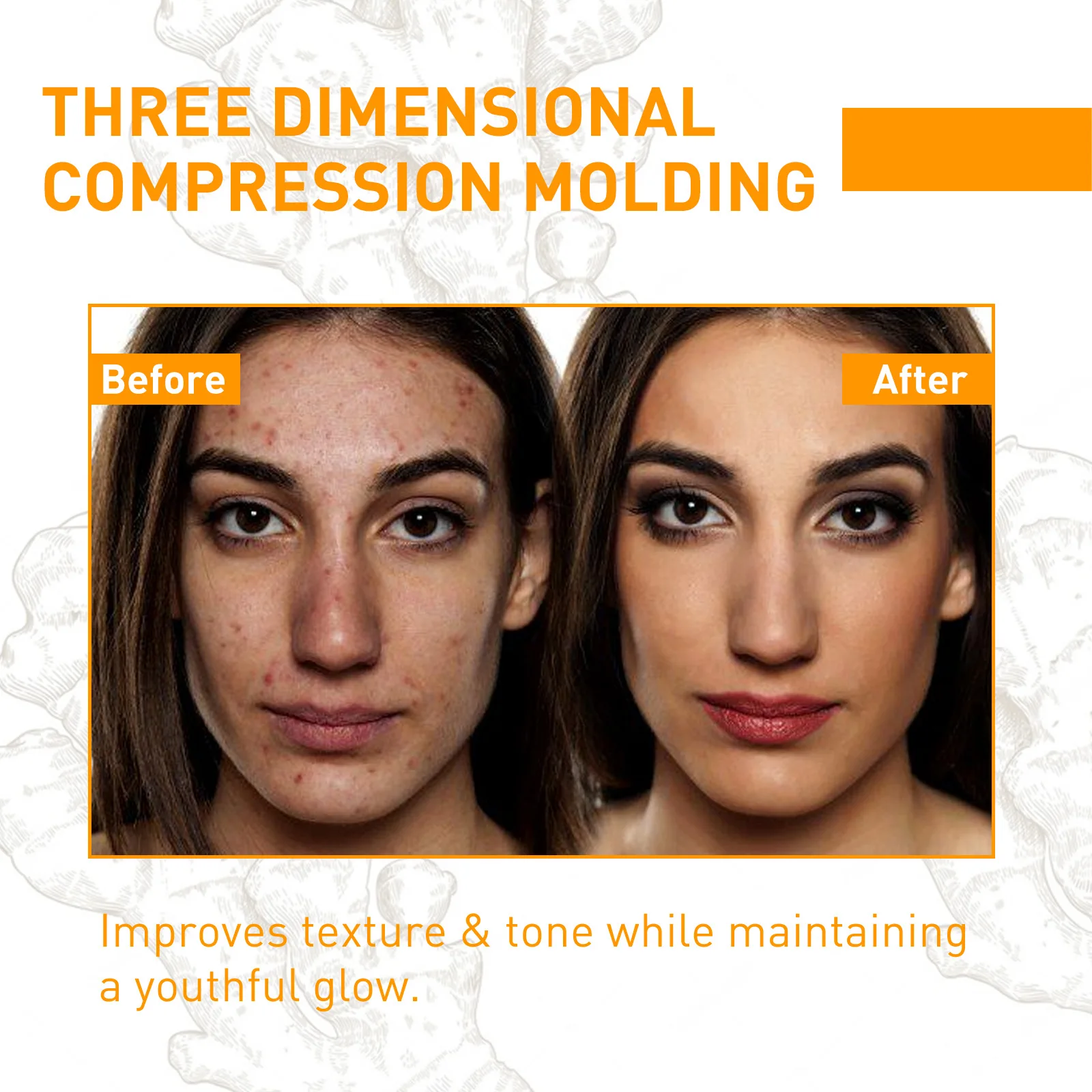 Free Sample Skin Care Serum Anti Wrinkle Shrinks Pores Facial Serum Natural Turmeric Essential Oil