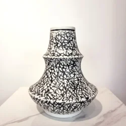 Chinese ink style ceramic flower ware, Nordic simple home decoration vase exquisite frosting technology 2022