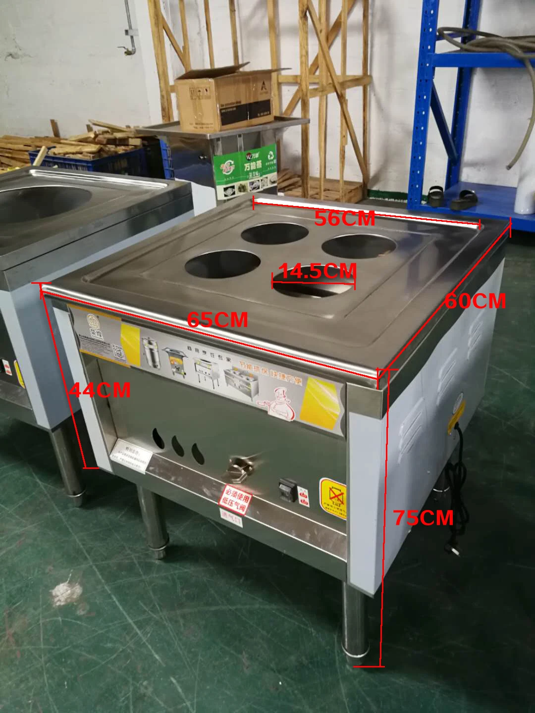 Restaurant Kitchen  Equipment Supply Gas used type Dim Sum Steamer