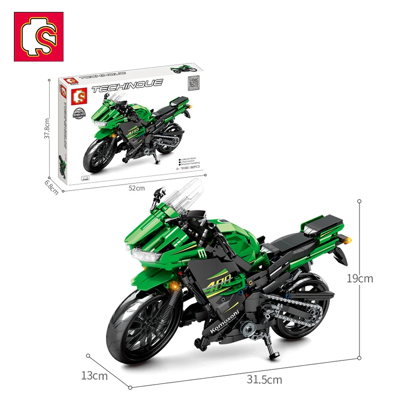 SEMBO 701805 Kawasaki Ninja Black Die Cast коллекционные хобби модель мотоцикла игрушки CARMCK
