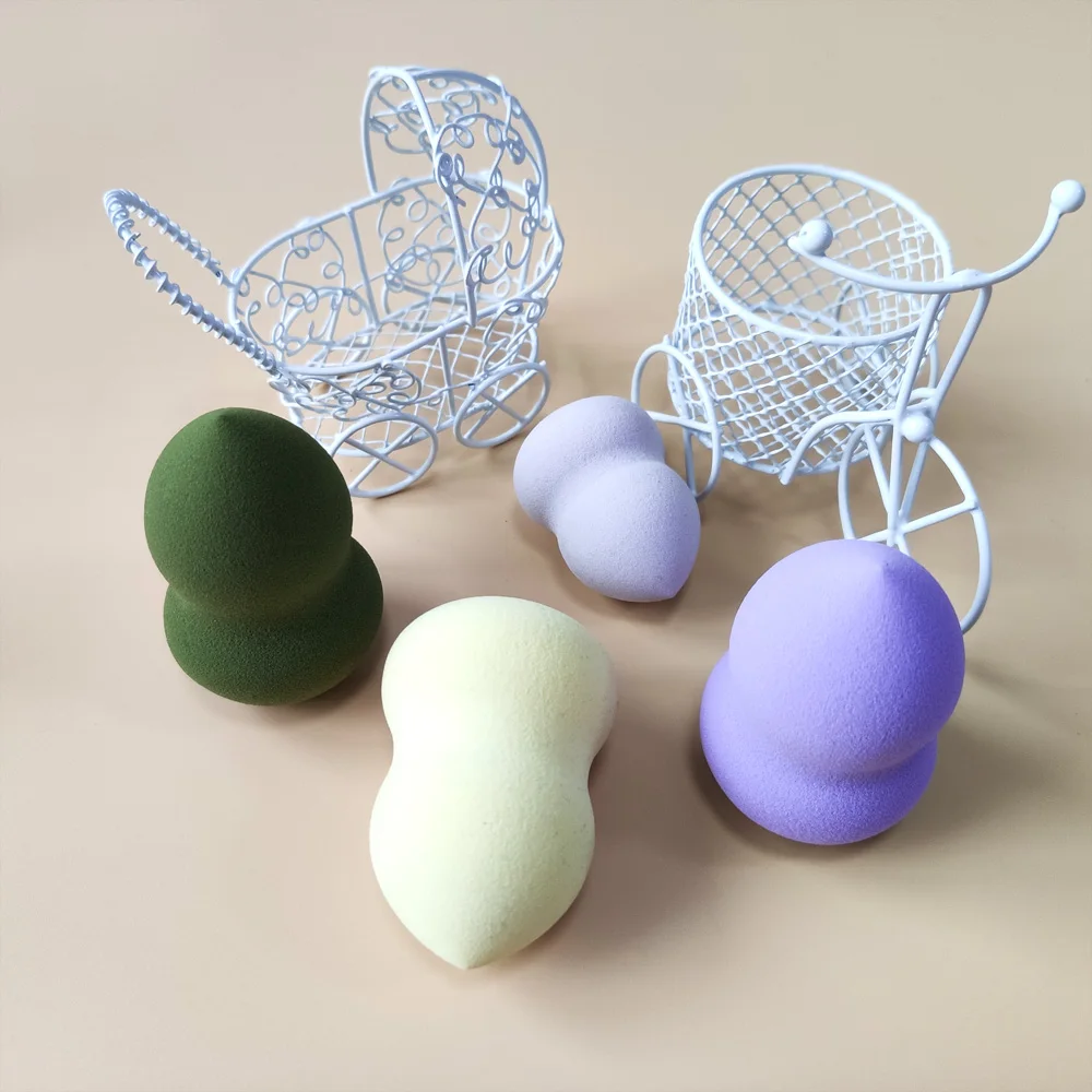 Makeup Sponge Blender Custom Logo Packaging Make up Tools Facial Beauty Makeup Sponge Latix-free Sponge Mix Colors