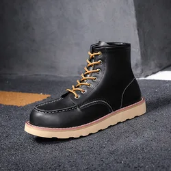 Leather Lightweight Appearance Fashion Comfortable Lightweight Waterproof High Quality Oil Leather Outdoor Boots