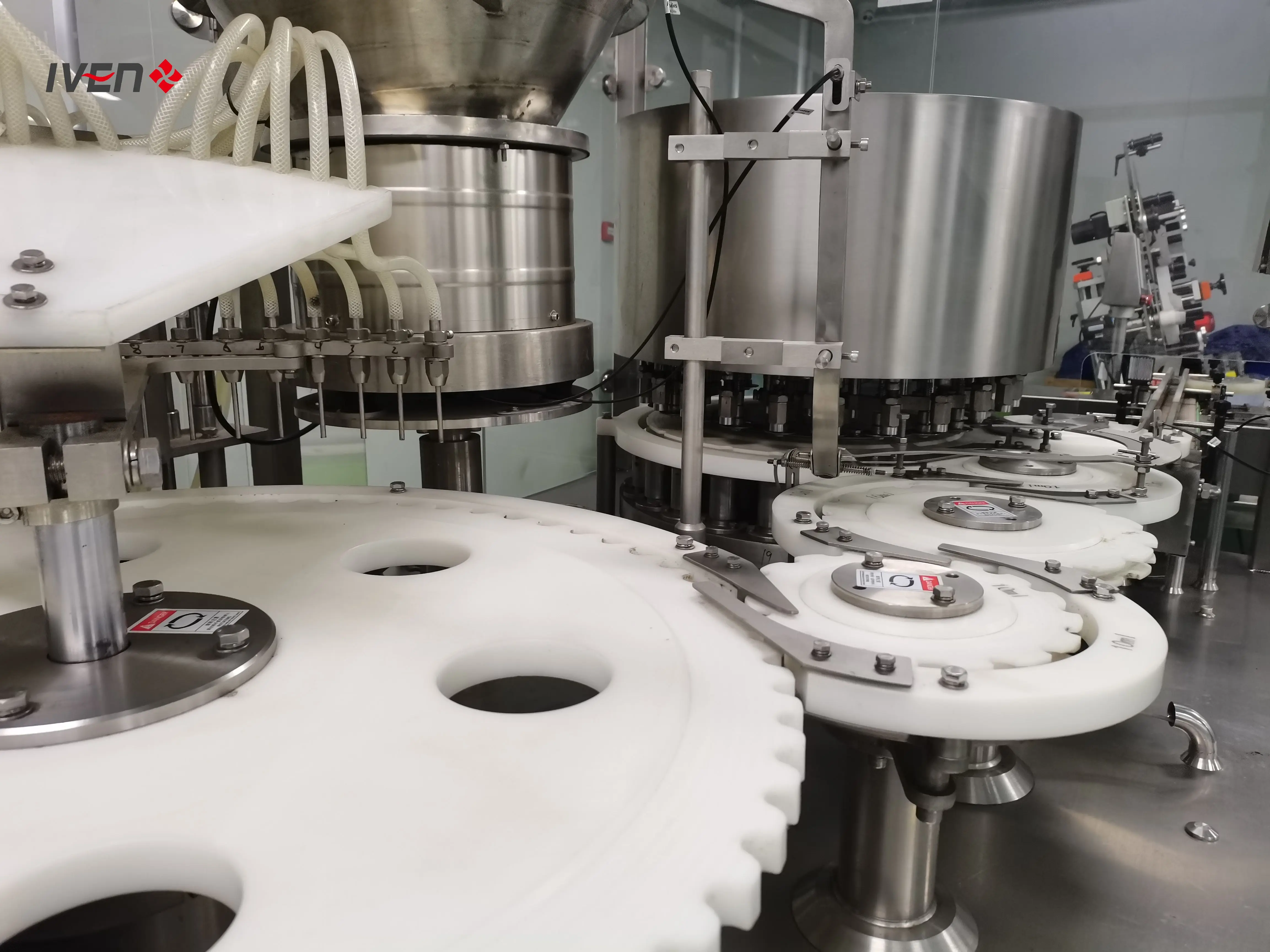 Syrup Injection Molding And Dispenser Device Production Line For Filling And Washing Vitamin Enhanced Syrup Bottles