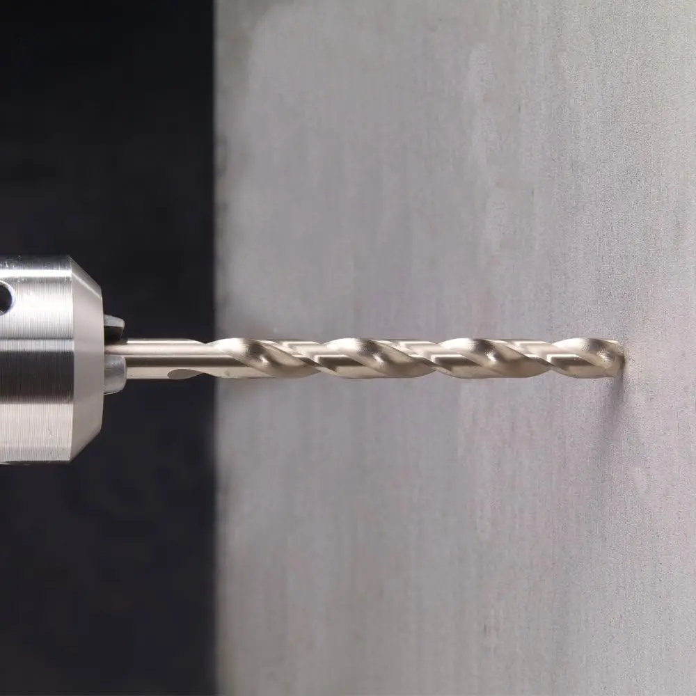 Factory High quality HSS straight shank fully ground cobalt twist drill bit for drilling metal