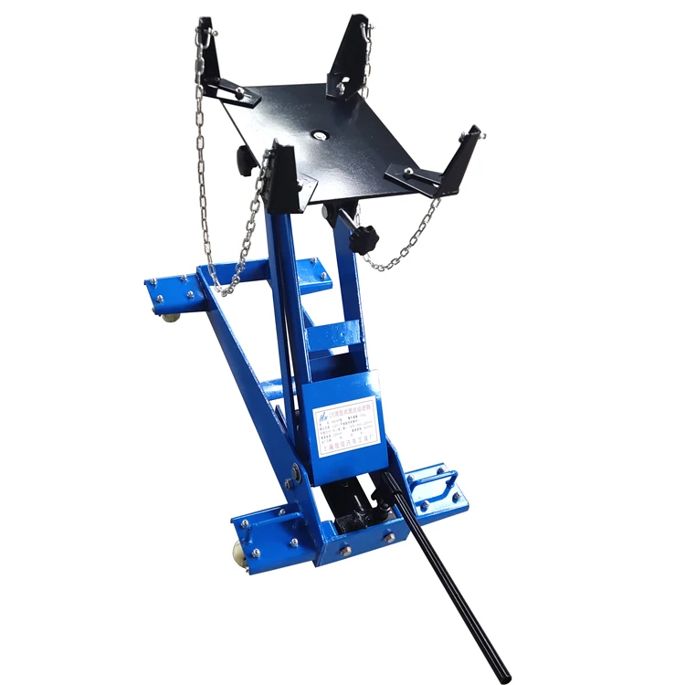 Hydraulic Transmission Jack / 1.5 Ton Red Manual Screw High Lift Car Transmission Bottle Vertical Hydraulic Jack