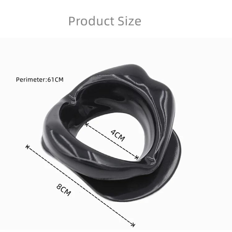 Open Mouth Gag Red Lips Erotic Toys Oral Sex Gag Bondage Restraints Fetish BDSM Slave Female Sex Toy