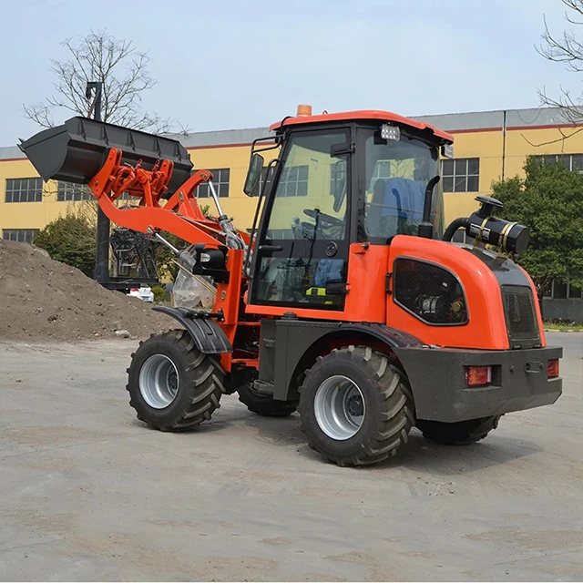 Hot Sale Mini 0.8 Ton Front Wheel Loader Top Brand Telescopic Wheel Loader Factory Price